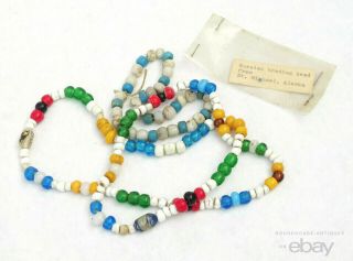 18th C.  Native American Indian Eskimo Russian Trade Beads St.  Michael Alaska