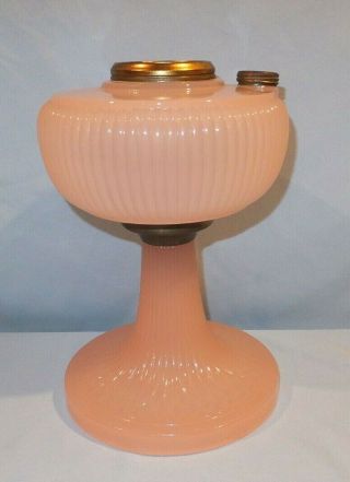 1938 Rose Moonstone Vertique Aladdin Oil Lamp