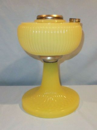 1938 Yellow Moonstone Vertique Aladdin Oil Lamp