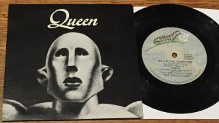 Queen:we Are The Champions/we Will Rock You.  Rare Aussie/oz 7 " /45 - 1977 -