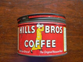 Hills Brothers Coffee - Red Can.  Vintage.  1 Pound.