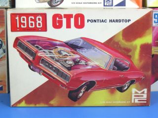 Rare Mpc 1168 - 200 1968 Pontiac Gto Hardtop Stock Annual Clear Hood Funny Car