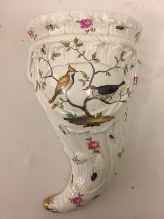 Antique German Porcelain Wall Bracket,  Circa 1900
