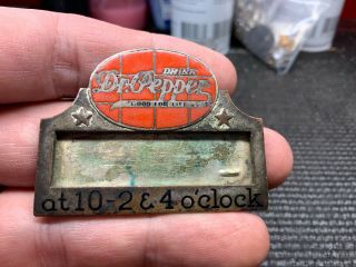 Dr.  Pepper At 10 - 2 & 4 O’clock Good For Life Vintage Rare Id Badge Service Pin.