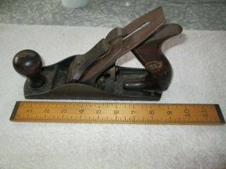 Stanley 4 Smooth Plane - " Sweetheart " - Type 14 (circa 1929/30) - Decal - Vgc