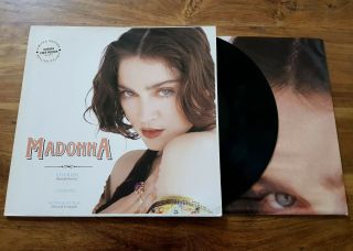 Madonna - Cherish 12 " With Poster Limited Edition Germany 1989 Rare No Promo