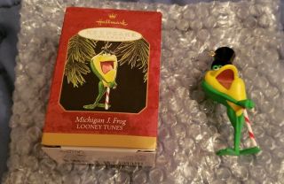 Hallmark 1997 Looney Tunes Michigan J.  Frog Ornament
