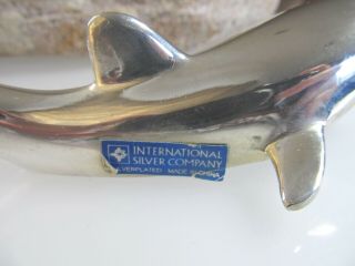 Vintage Silver - plated Dolphin Bottle Opener Twist Cap and Pop Off EVC 3