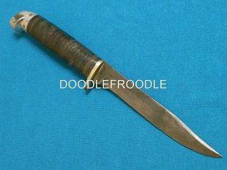 Vintage Western Boulder L48b Hunting Skinning Survival Knife Knives Fishingbowie