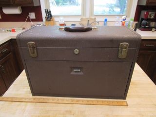 Kennedy 7 Drawer Machinist Tool Chest Box 520 Felt Lined