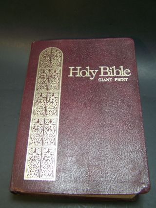 Kjv Holy Bible Giant Print Reference Concordance Words Of Christ In Red Nelson