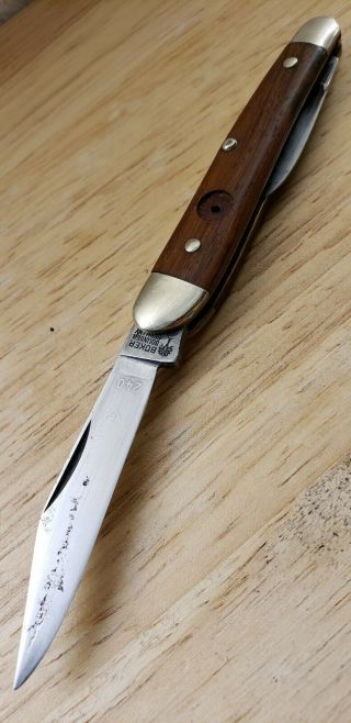 Vintage Boker Tree Brand Knife/ 240 Dog Leg Half Whittler Pocket Knife/ Germany