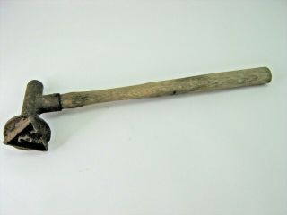 Vintage Logging Stamp Hammer Head Tool 3 Northern California Redwood Humboldt