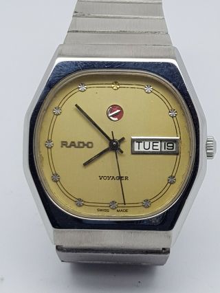 Vintage Rado Voyager17jewewls Automatic Swiss Made Unisex Watch