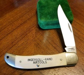 Vintage Schrade Usa Sc524 Ingersoll Rand Airtools Folding Hunter Pocket Knife