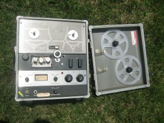 Vintage Ampex Model Ag - 600 - B Reel To Reel Tape Recorder Fully