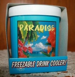 Paradise The Fridge Freezable Drink Beverage Cooler Can Koozie By Lifoam