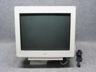 Vintage Dell Ultrascan P991 19 " Retro Gaming Trinitron Crt Monitor Mfg.  2000