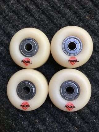 Vintage Nos Powell Radials 47mm Skateboard Wheels Powell Peralta 90s