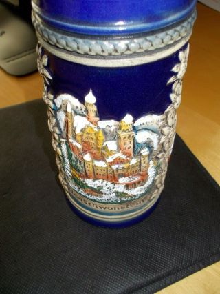 German Beer Stein Made In Germany By Armin Bay With Lid.  V.  G Cond.  Ltd Edition
