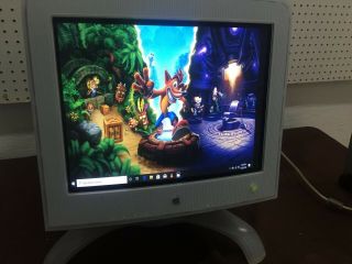 17 " Mac Apple Studio Display Crt Vga Retro Gaming Monitor Vintage