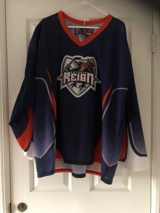 Vintage Sp Echl Ontario Reign Minor League Hockey Jersey Size Mens Xl