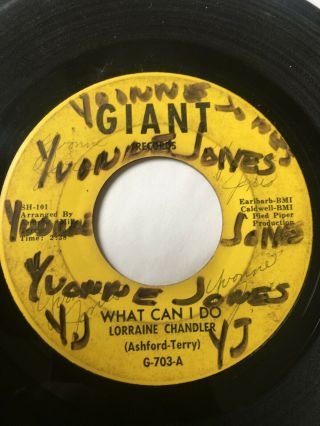 Northern Soul 45/ Lorraine Chandler " What Can I Do " Hear