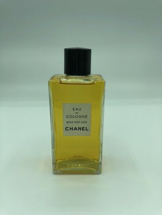 Vintage Chanel Bois Des Iles Eau De Cologne 4 Oz Discontinued Splash Full Bottle