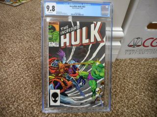 Incredible Hulk 302 Cgc 9.  8 Marvel 1984 White Pg Movie Avengers Skull Cover