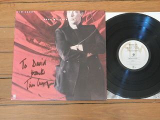 Tim Curry Read My Lips Autographed Lp Signed The Rocky Horror Picture Show