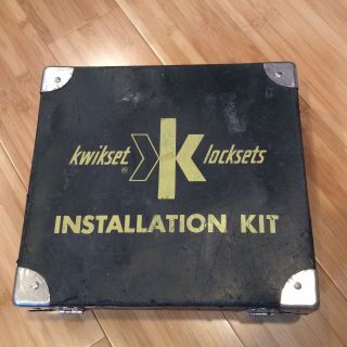 Vintage Kwikset Lockset Door Lock Installation Kit