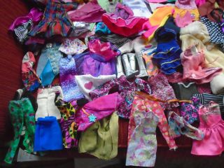 Barbie doll massive clothes bundle over 170 items clothing outfits skirts tops 3