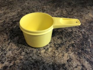 Vintage Tupperware Measuring Cup Yellow 2/3 Cup Size Replacement