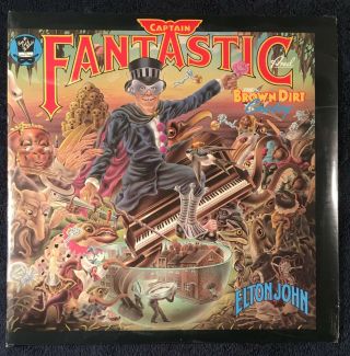 Elton John,  Captain Fantastic & Brown Dirt Cowboy,  1975 Vinyl Lp Mca - 2142