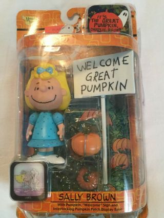 It’s The Great Pumpkin Charlie Brown (sally Brown With Sign) Figure