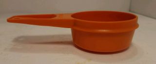 Retro Tupperware 1/4 Cup Tangerine Orange Measuring Cup 766