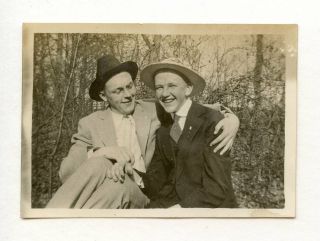 9 Vintage Photo Affectionate Buddy Boys Men In Love Male Snapshot Gay