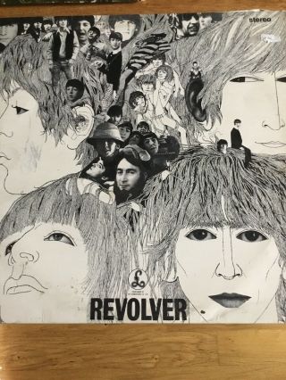 The Beatles Revolver Uk Stereo Vinyl Album Lp 1st Pressing