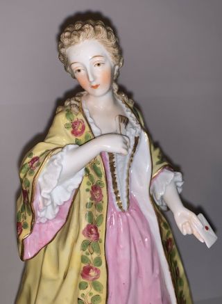 Antique French Porcelain Figure Of Madame Du Barry