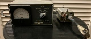 Vintage Ham Radio Collins 302c - 3 Directional Watt Meter Wattmeter