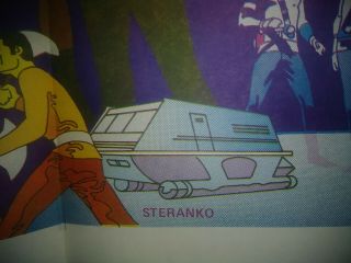 JIM STERANKO STAR TREK 22 3/4 X 33 VINTAGE 1978 POSTER Captain KIRK & SPOCK 3