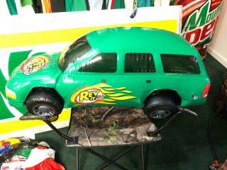 Rare Htf Vintage 1993 Mountain Dew Inflatable Race Car Dodge Magnum