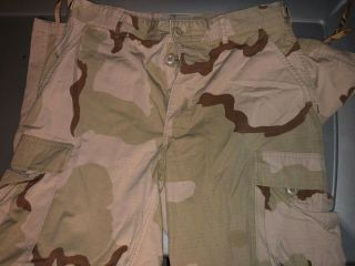 Us Army Desert Camo Bdu Combat Pants Medium Regular