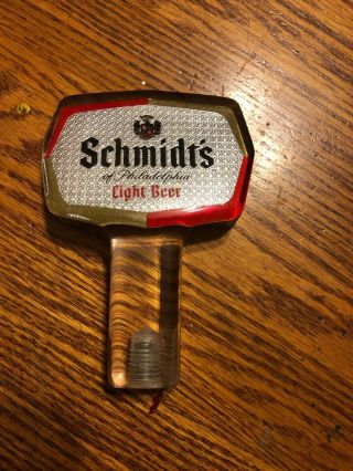 Schmidts Of Philadelphia Light Beer Vintage Draft Tap Handle Knob