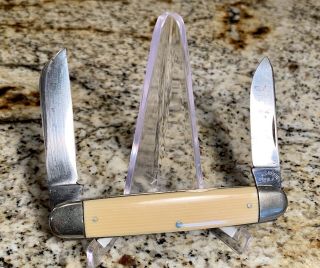 Rare Vintage “h.  A Dreer Phila” 2 Blade Pocket Knife - 3 3/4” Closed