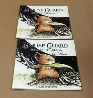2 - Mouse Guard Belly Of The Beast 1 - 1st & 3rd Print - 2/2006 - 1 Signed