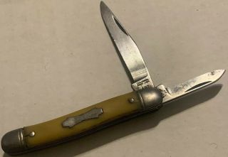 Vintage Colonial Prov Usa 492 Two Blade Pocket Knife