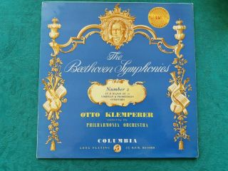 Otto Klemperer Conducts On Beethoven N°2 Uk Stereo Columbia B/s Sax 2331