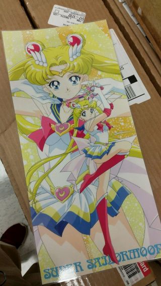 Sailor Moon S Poster Color 8x17 Laminated.