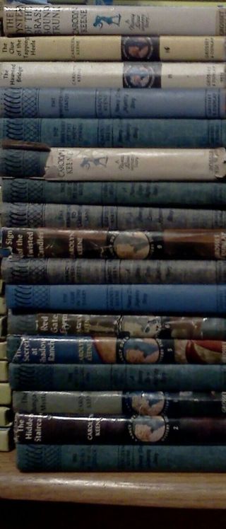 Vintage Nancy Drew Books Complete Set Text Editions 1 - 34